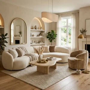 curved furniture 