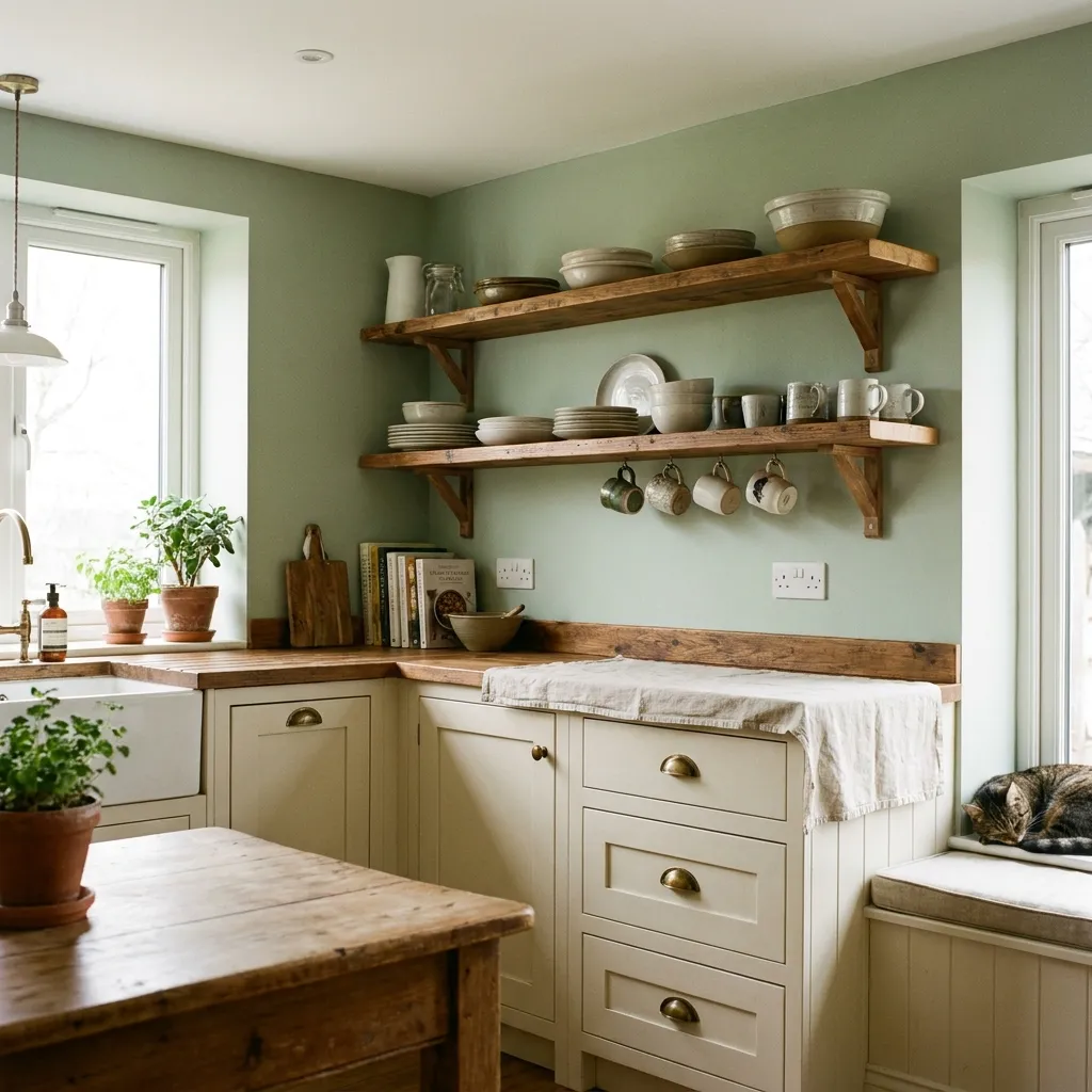 Soft Sage Green Walls