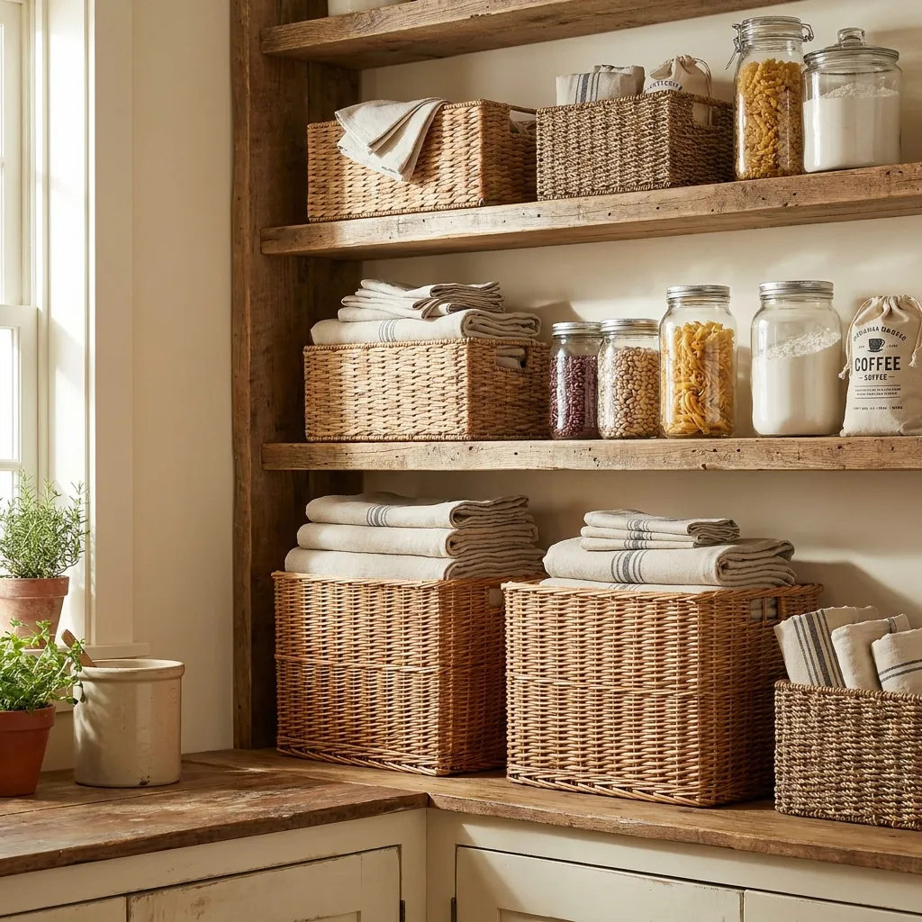 Woven Basket Storage